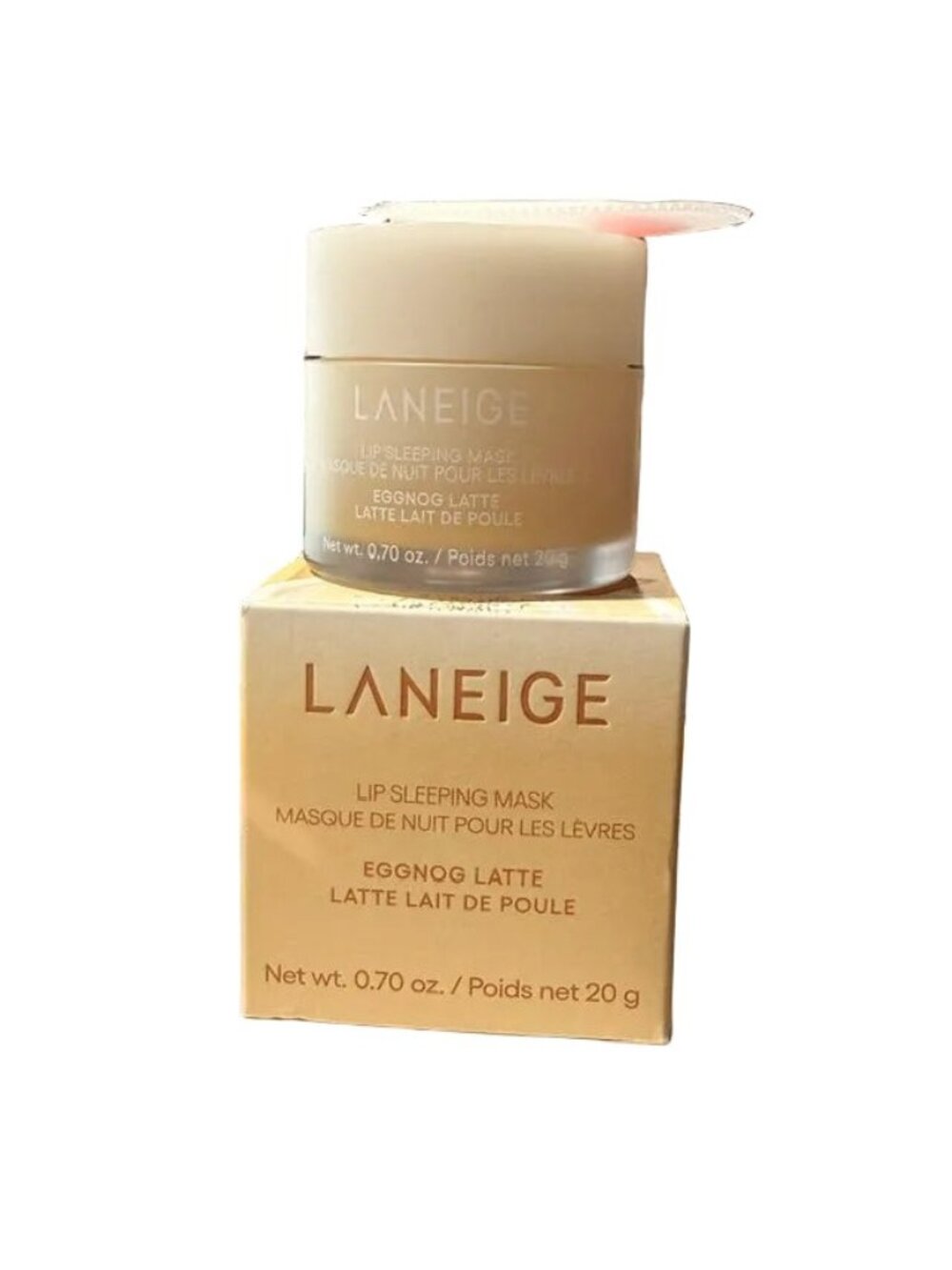 Laneige Lip Sleeping Mask - Eggnog Latte 0.70oz RARE Limited Edition FULL SIZE